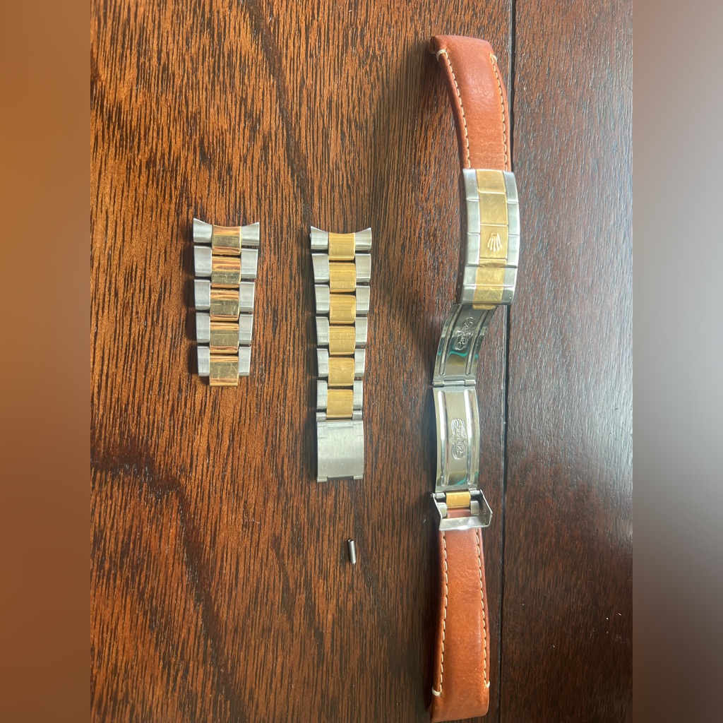 Rolex Submariner 2Tone Bracelet With Extra Link  Strap